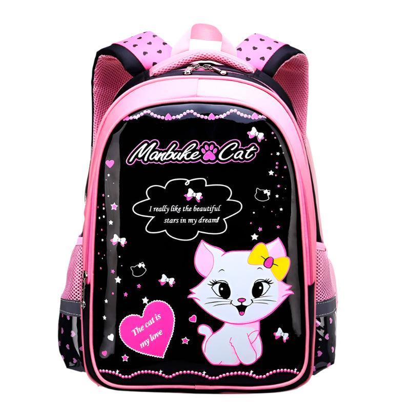 Elementary School Girl Children's Schoolbag - Cute Princess Hello Kitty Backpack - JVMCL